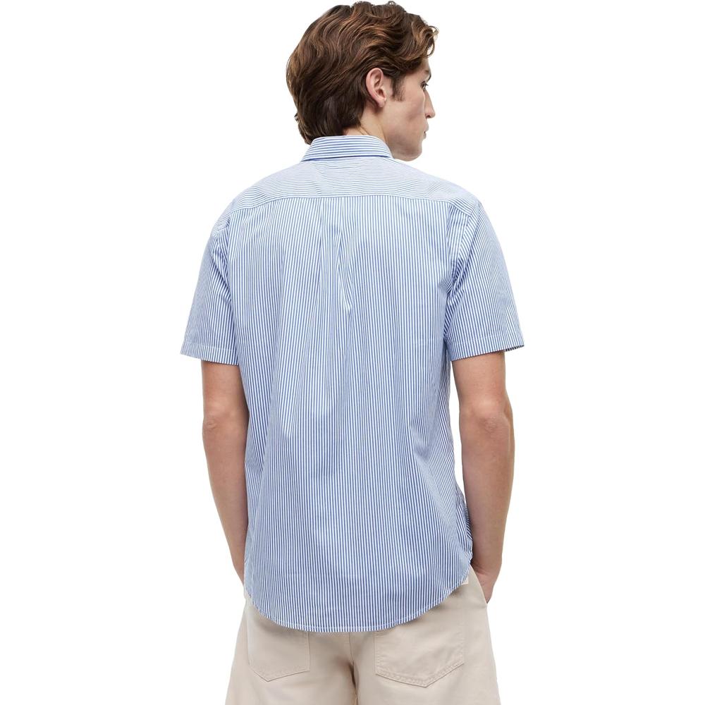 CAMISA PARA HOMBRE TOMMY HILFIGER REGULAR FIT MANGA CORTA AZUL REAL - 4