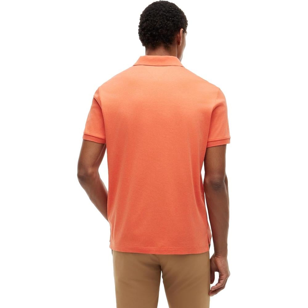 POLO PARA HOMBRE TOMMY HILFIGER REGULAR FIT MANGA CORTA NARANJA BRILLANTE JASPEADO - 4
