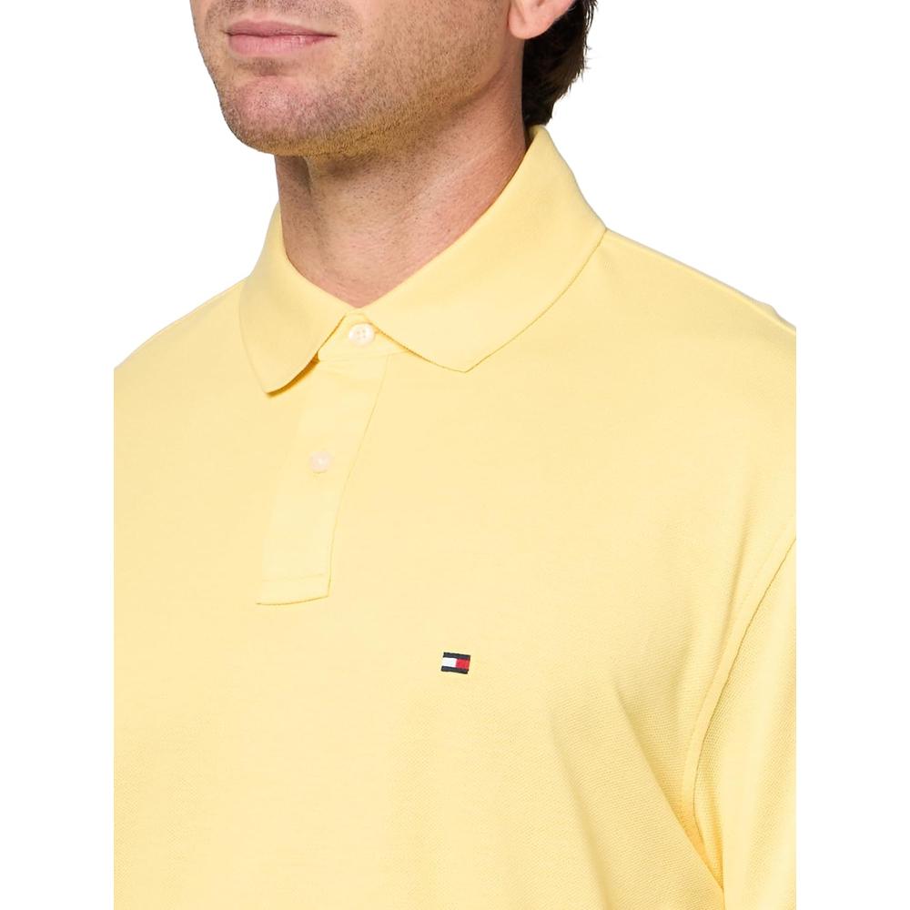 POLO PARA HOMBRE TOMMY HILFIGER CLASSIC FIT MANGA CORTA AMARILLO CITRONELLA - 3