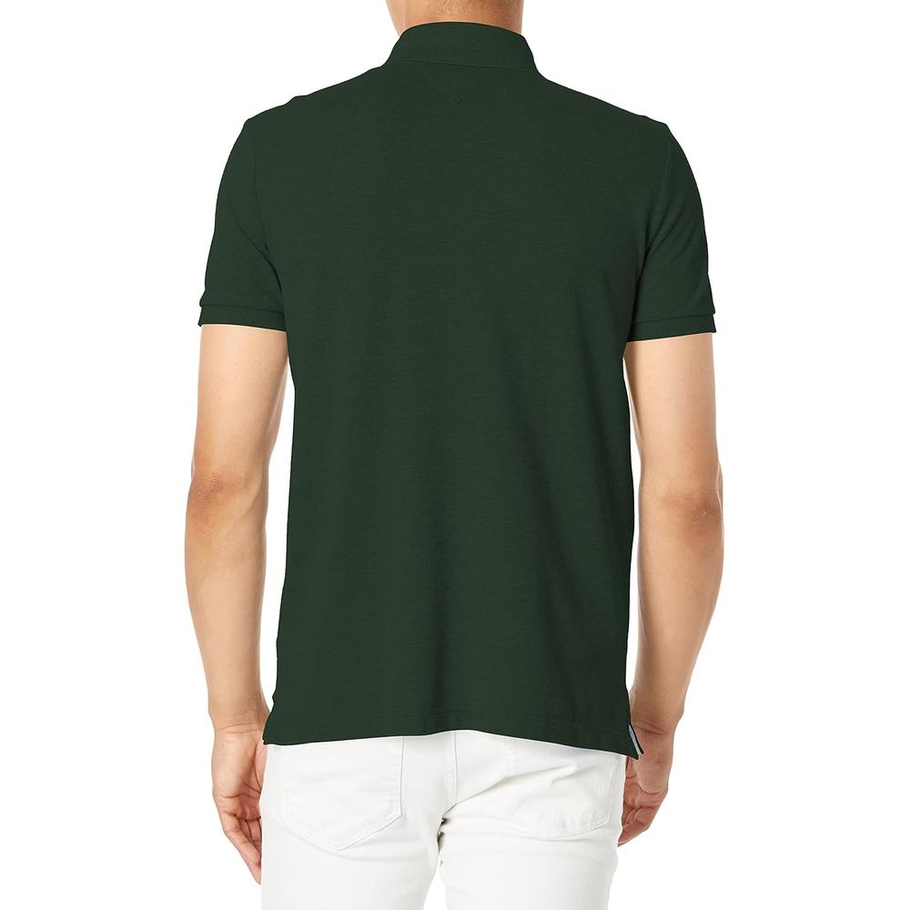 POLO PARA HOMBRE TOMMY HILFIGER REGULAR FIT MANGA CORTA VERDE JASPEADO - 2