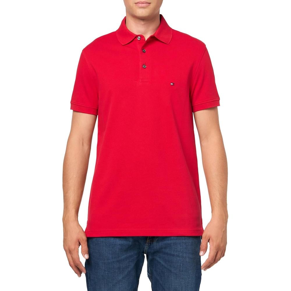 POLO PARA HOMBRE TOMMY HILFIGER 1985 SLIM FIT MANGA CORTA ROJO - 1