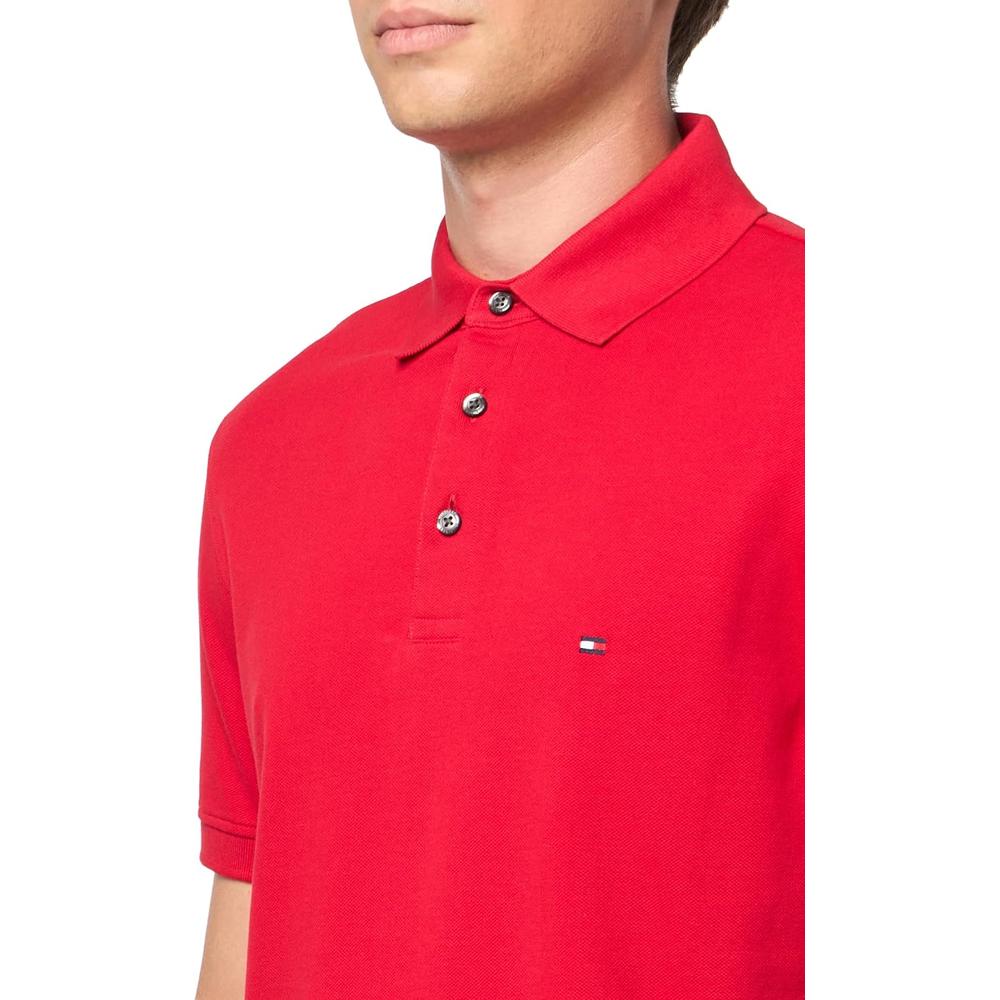 POLO PARA HOMBRE TOMMY HILFIGER 1985 SLIM FIT MANGA CORTA ROJO - 3