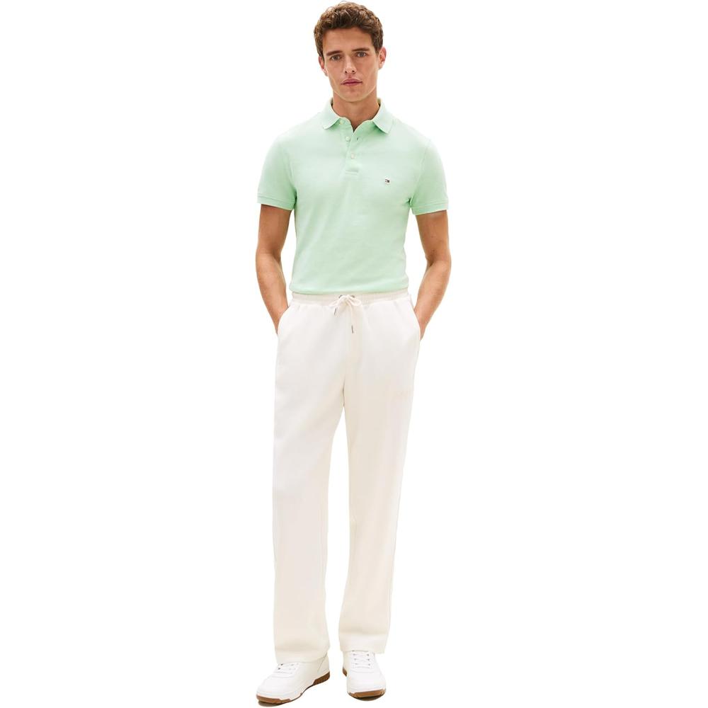 POLO PARA HOMBRE TOMMY HILFIGER 1985 SLIM FIT MANGA CORTA VERDE MENTA JASPEADO - 3