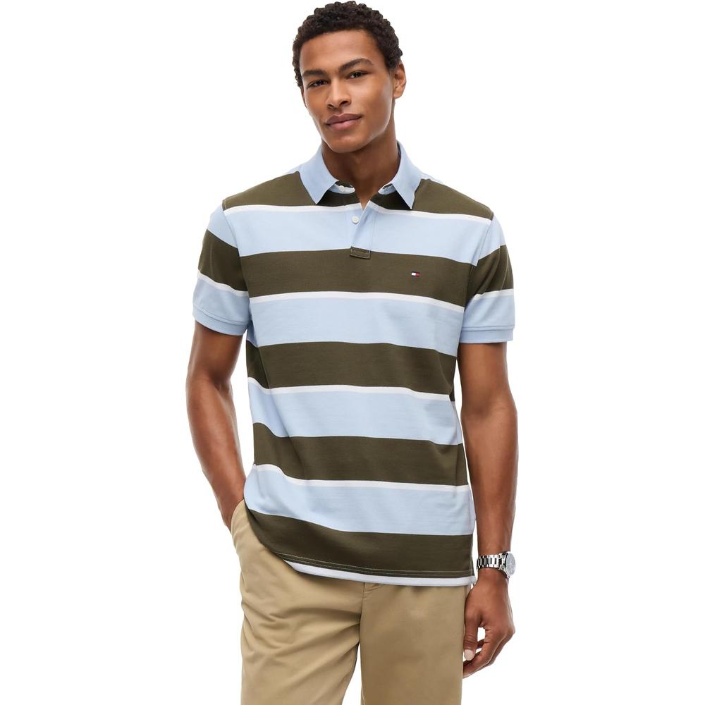 POLO PARA HOMBRE TOMMY HILFIGER CLASSIC FIT MANGA CORTA MULTICOLOR - 1