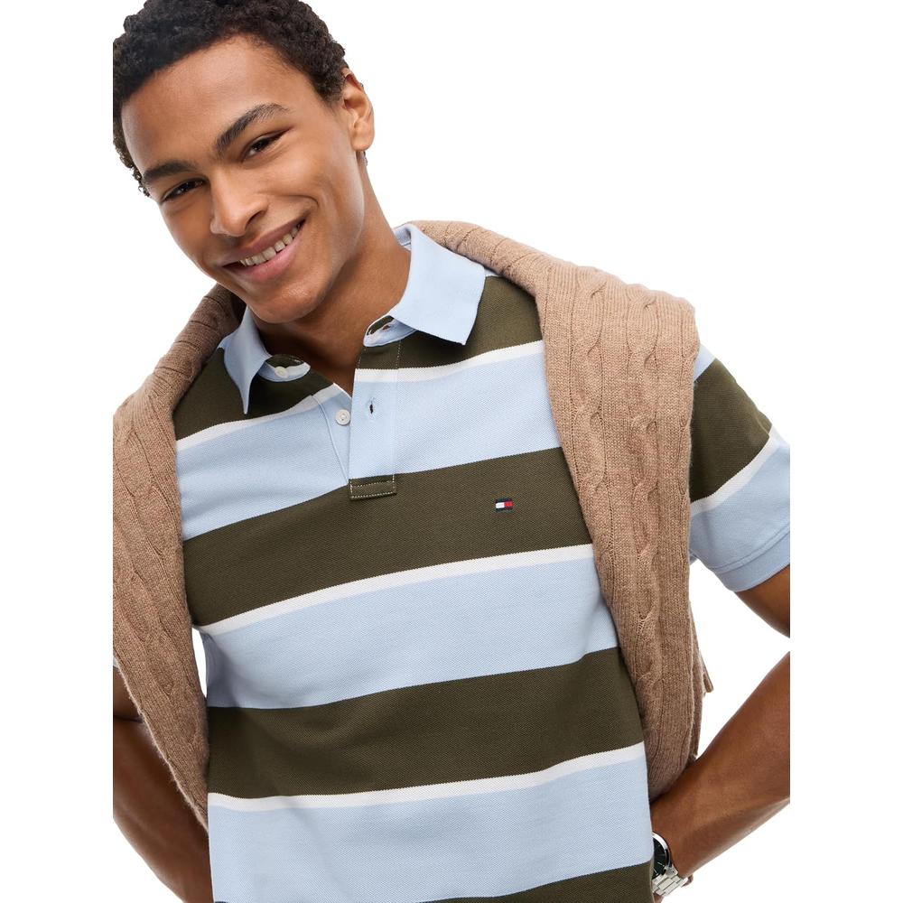 POLO PARA HOMBRE TOMMY HILFIGER CLASSIC FIT MANGA CORTA MULTICOLOR - 2