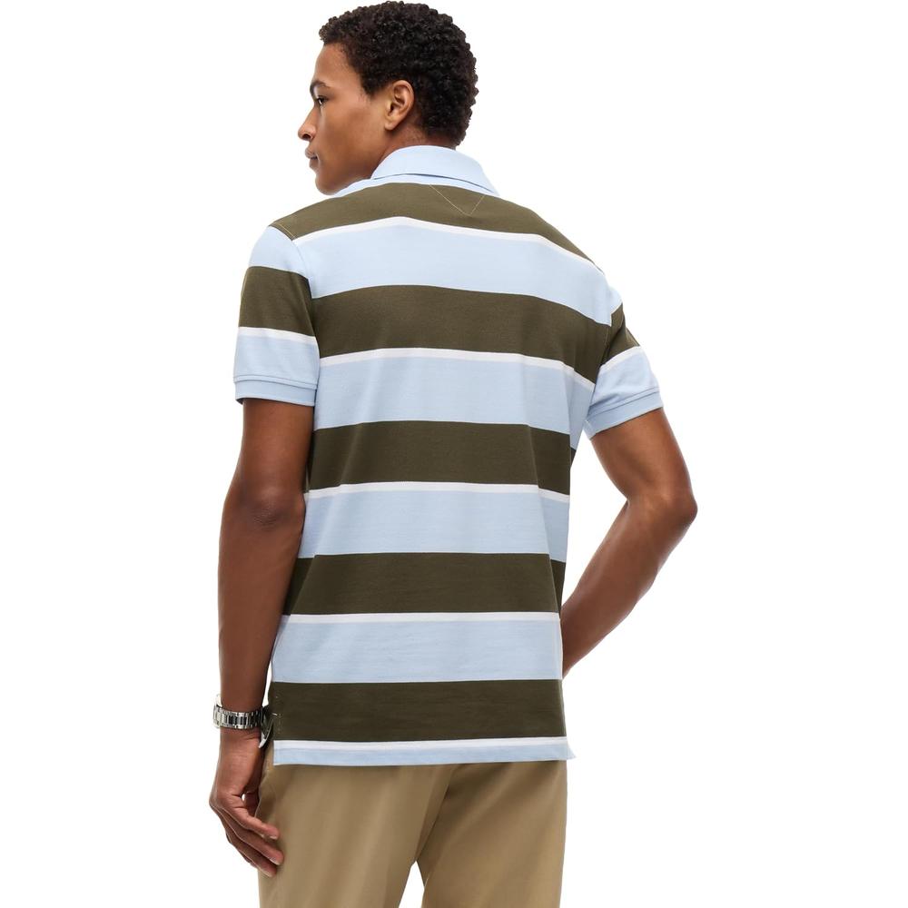 POLO PARA HOMBRE TOMMY HILFIGER CLASSIC FIT MANGA CORTA MULTICOLOR - 4