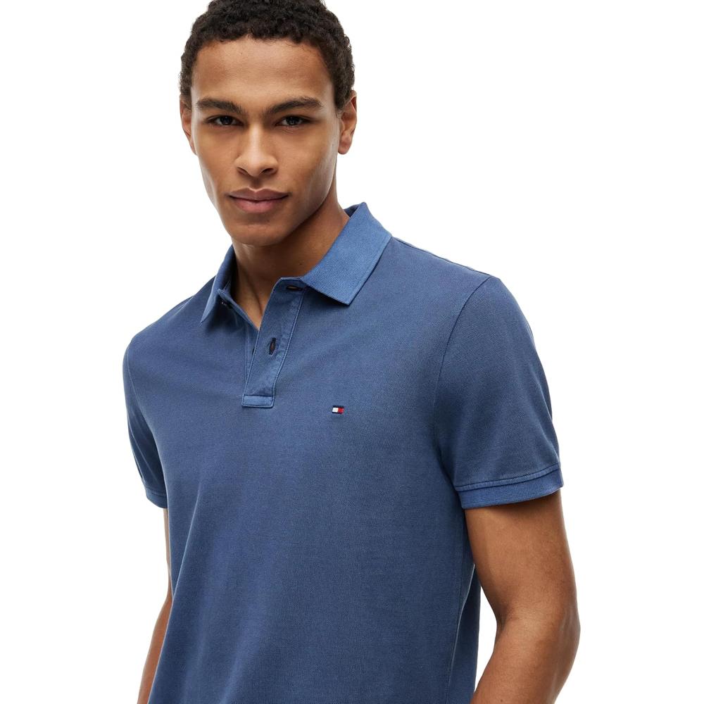 POLO PARA HOMBRE TOMMY HILFIGER REGULAR FIT MANGA CORTA AZUL MARINO OSCURO - 2