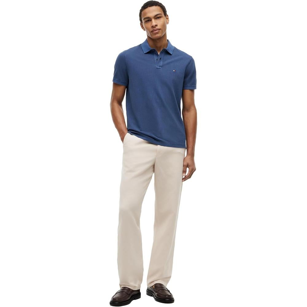 POLO PARA HOMBRE TOMMY HILFIGER REGULAR FIT MANGA CORTA AZUL MARINO OSCURO - 3
