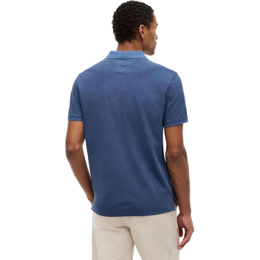POLO PARA HOMBRE TOMMY HILFIGER REGULAR FIT MANGA CORTA AZUL MARINO OSCURO - 4