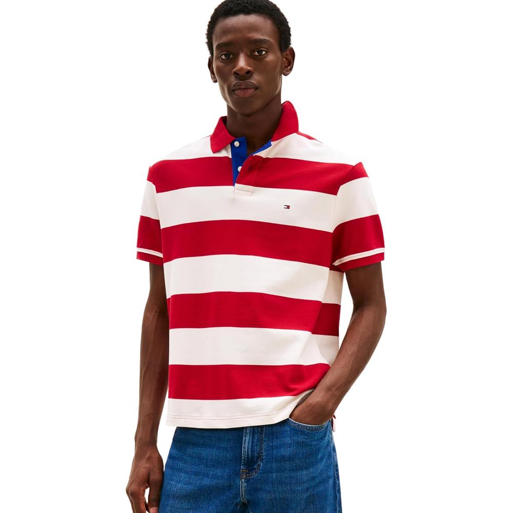 POLO PARA HOMBRE TOMMY HILFIGER REGULAR FIT MANGA CORTA - 1