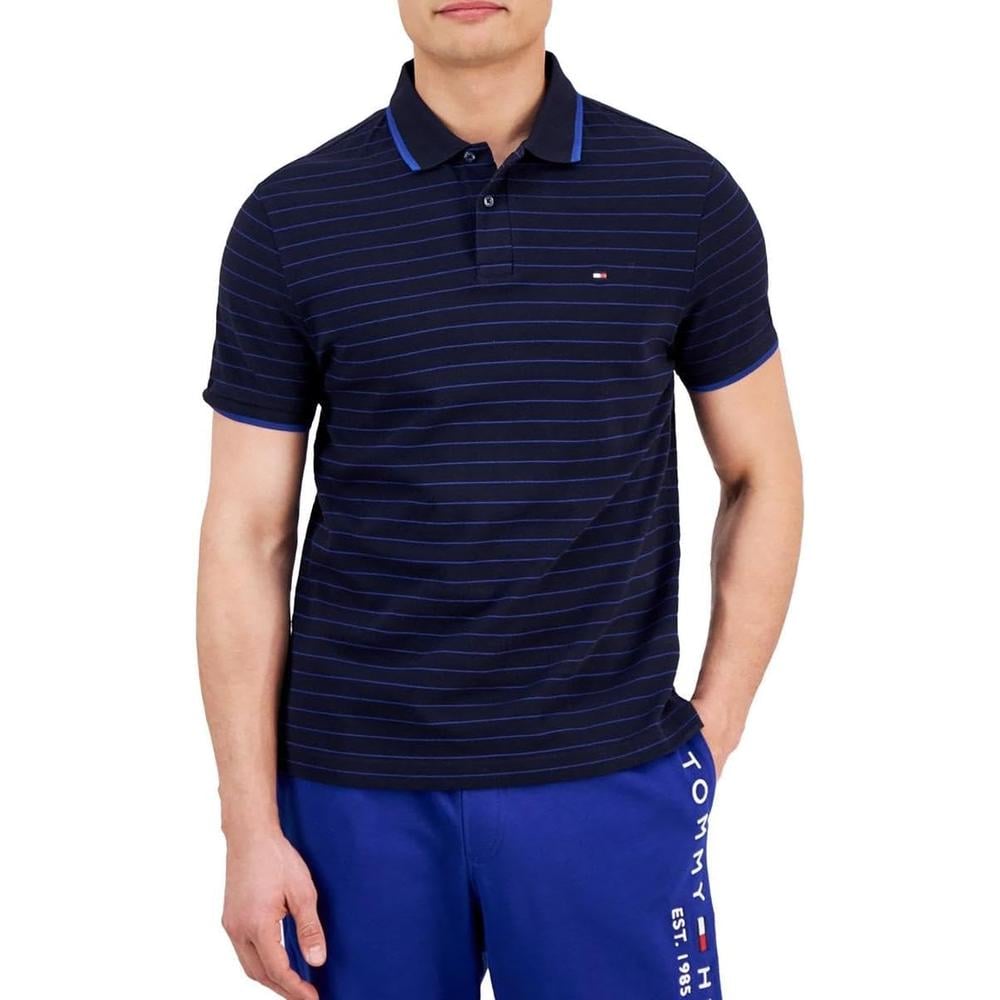 POLO PARA HOMBRE TOMMY HILFIGER REGULAR FIT MANGA CORTA MULTICOLOR - 1
