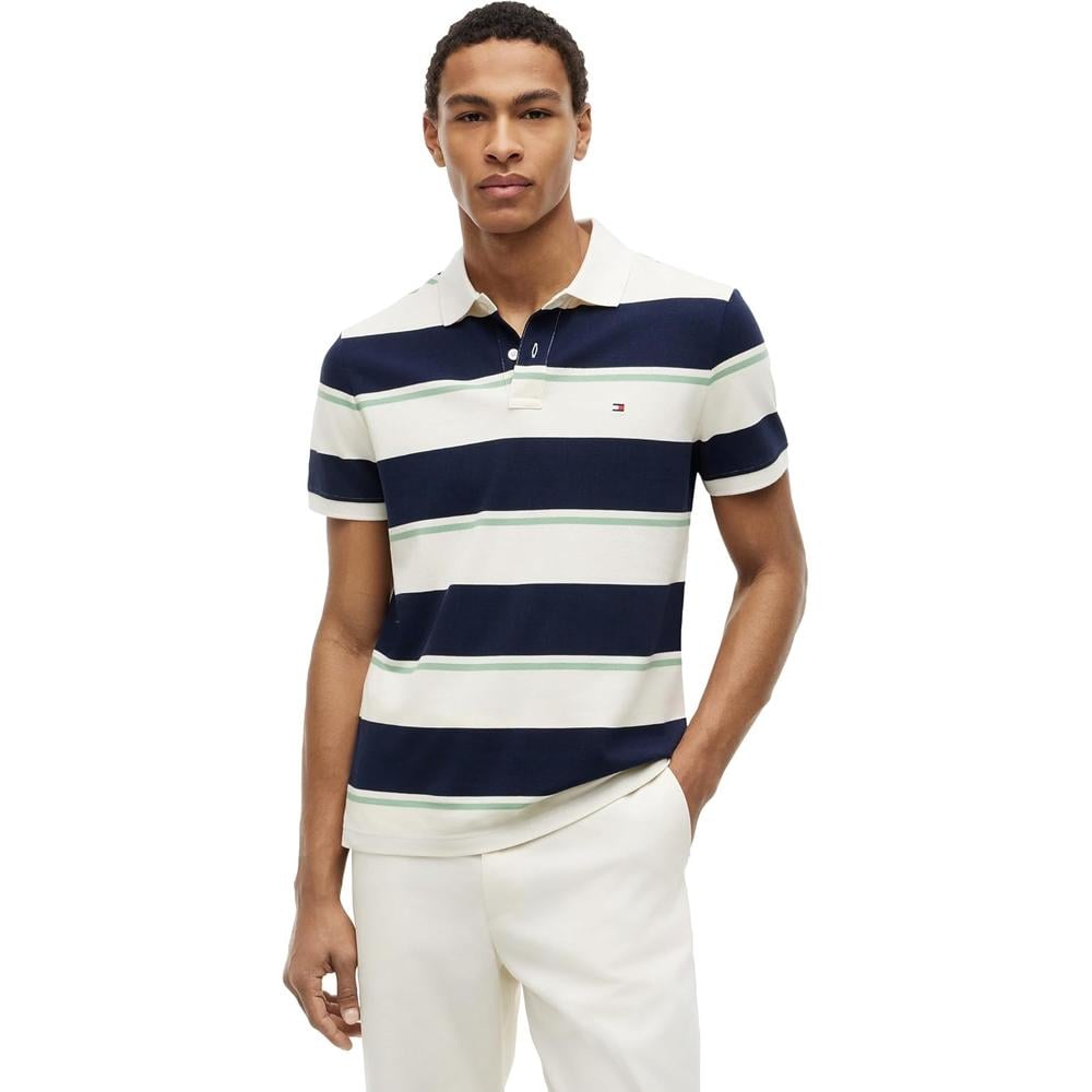 POLO PARA HOMBRE TOMMY HILFIGER 1985 REGULAR FIT MANGA CORTA MULTICOLOR - 1