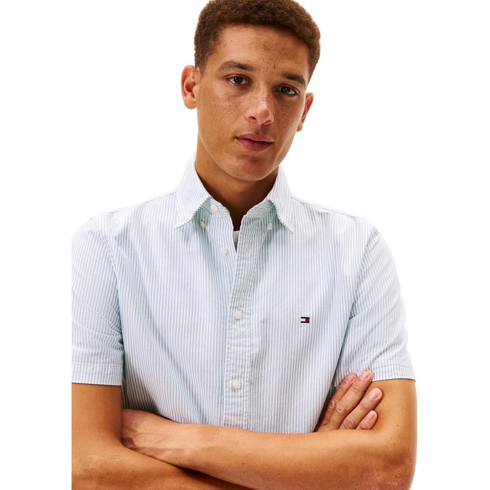 CAMISA PARA HOMBRE TOMMY HILFIGER REGULAR FIT MANGA CORTA MULTICOLOR - 3