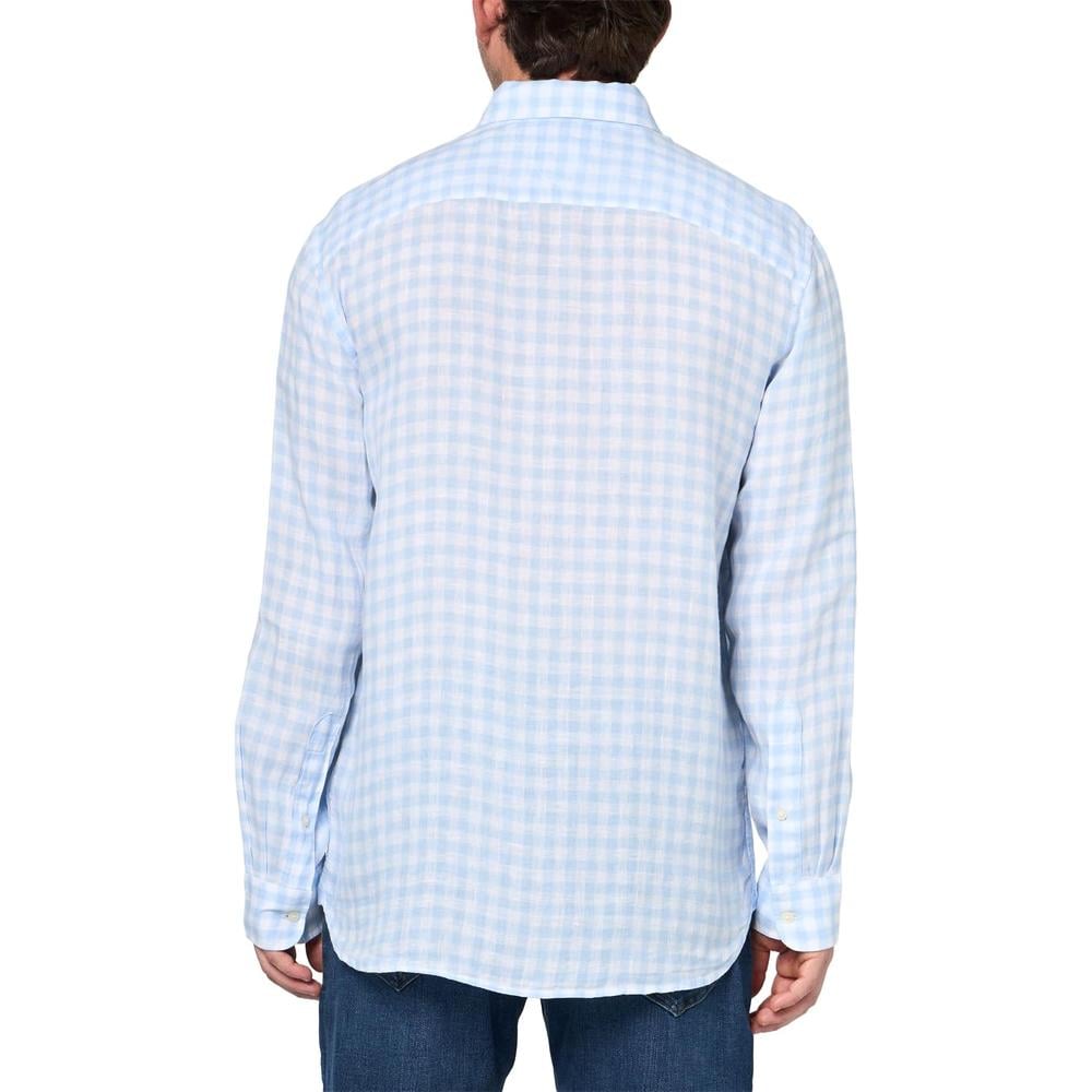 CAMISA PARA HOMBRE TOMMY HILFIGER REGULAR FIT MANGA LARGA AZUL DULCE - 3