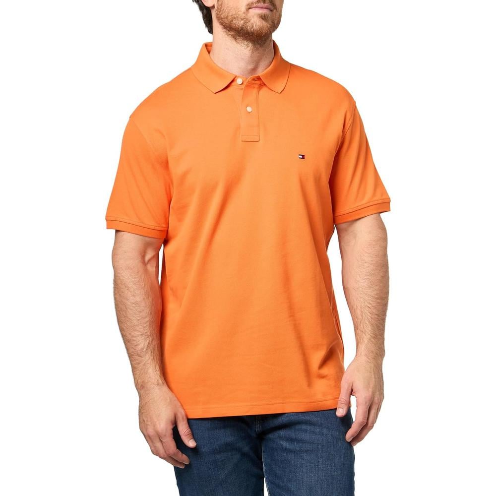 POLO PARA HOMBRE TOMMY HILFIGER CLASSIC FIT MANGA CORTA NARANJA TULIPÁN - 3