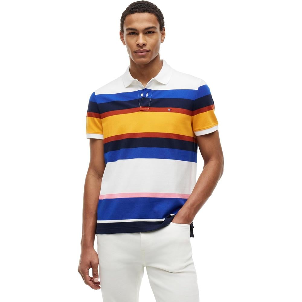 POLO PARA HOMBRE TOMMY HILFIGER 1985 REGULAR FIT MANGA CORTA MULTICOLOR - 1