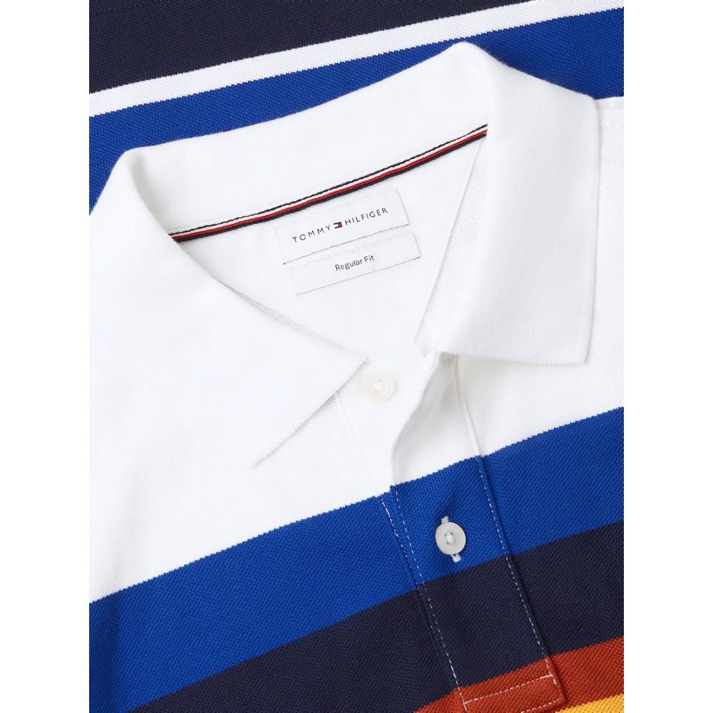 POLO PARA HOMBRE TOMMY HILFIGER 1985 REGULAR FIT MANGA CORTA MULTICOLOR - 5