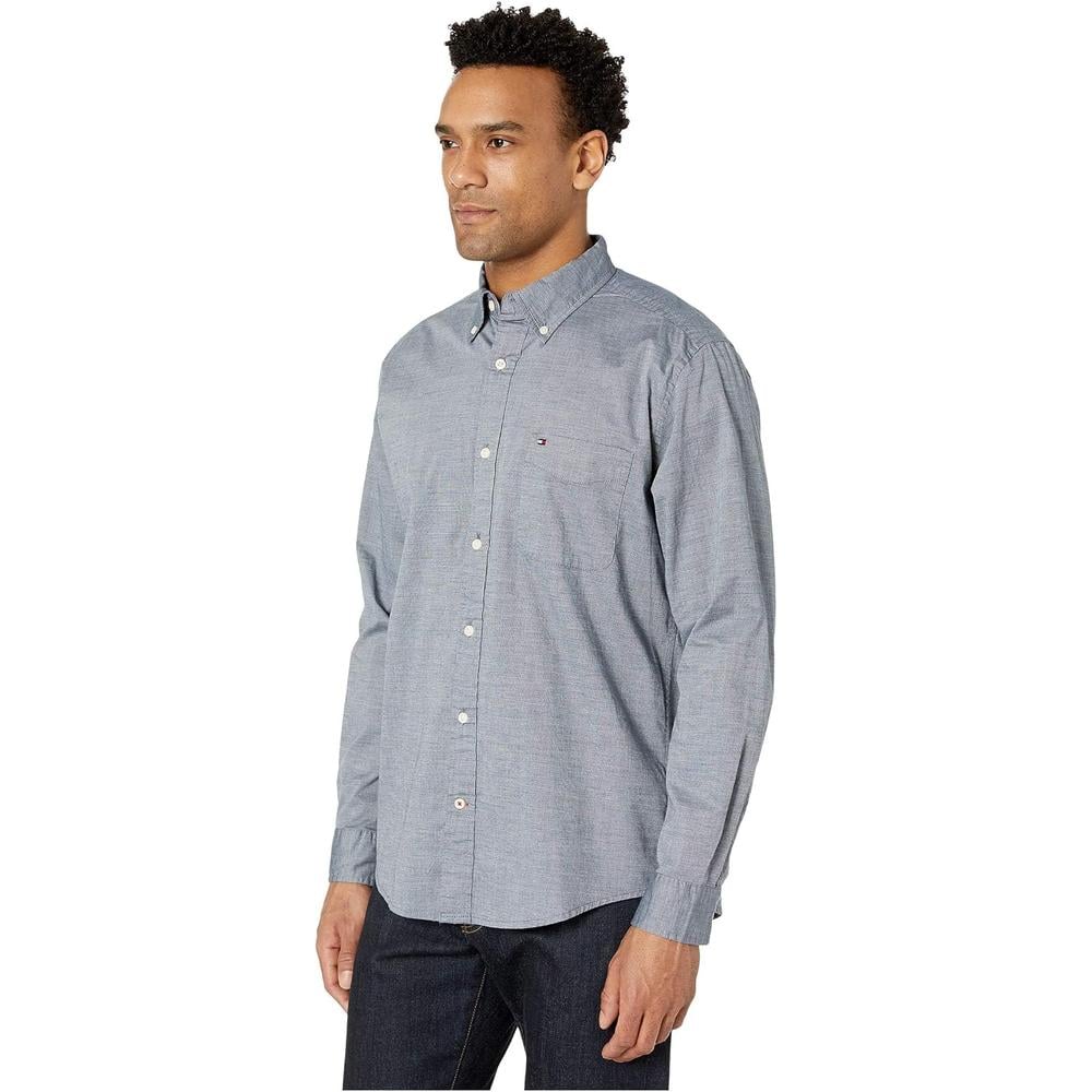 CAMISA PARA HOMBRE TOMMY HILFIGER TWAIN CLASSIC FIT MANGA LARGA - 2