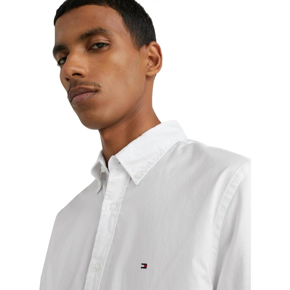 CAMISA PARA HOMBRE TOMMY HILFIGER REGULAR FIT MANGA CORTA BLANCO - 2