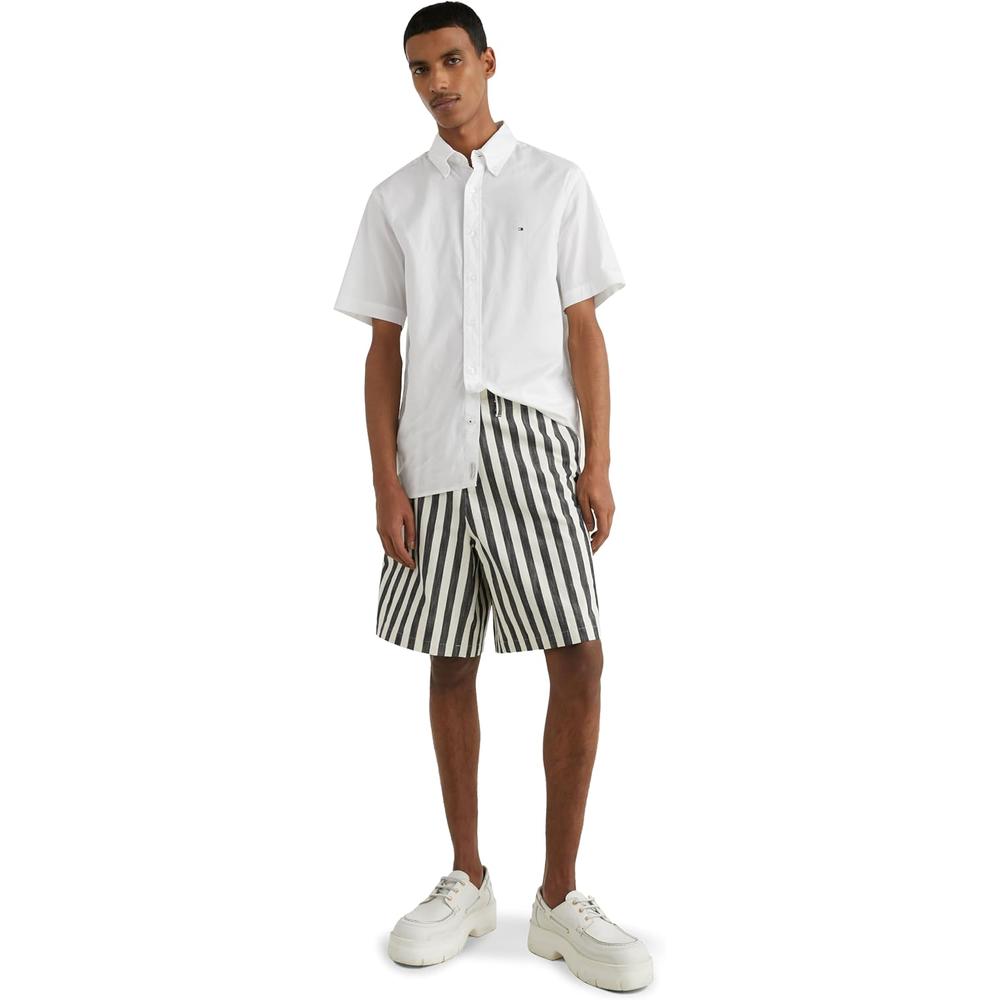 CAMISA PARA HOMBRE TOMMY HILFIGER REGULAR FIT MANGA CORTA BLANCO - 4