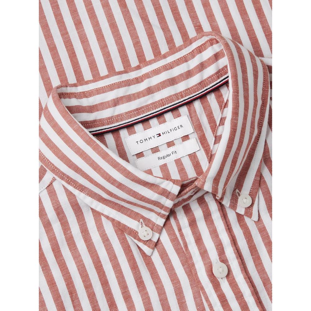 CAMISA PARA HOMBRE TOMMY HILFIGER MANGA CORTA LINO REGULAR FIT MULTICOLOR - 5