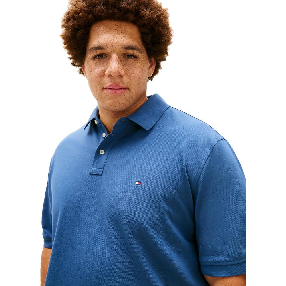 POLO PARA HOMBRE TOMMY HILFIGER 1985 REGULAR FIT MANGA CORTA AZUL EGEO - 2
