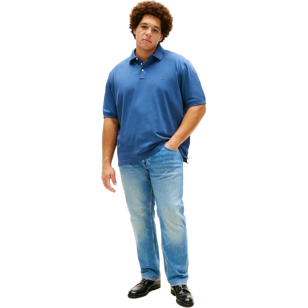 POLO PARA HOMBRE TOMMY HILFIGER 1985 REGULAR FIT MANGA CORTA AZUL EGEO - 3