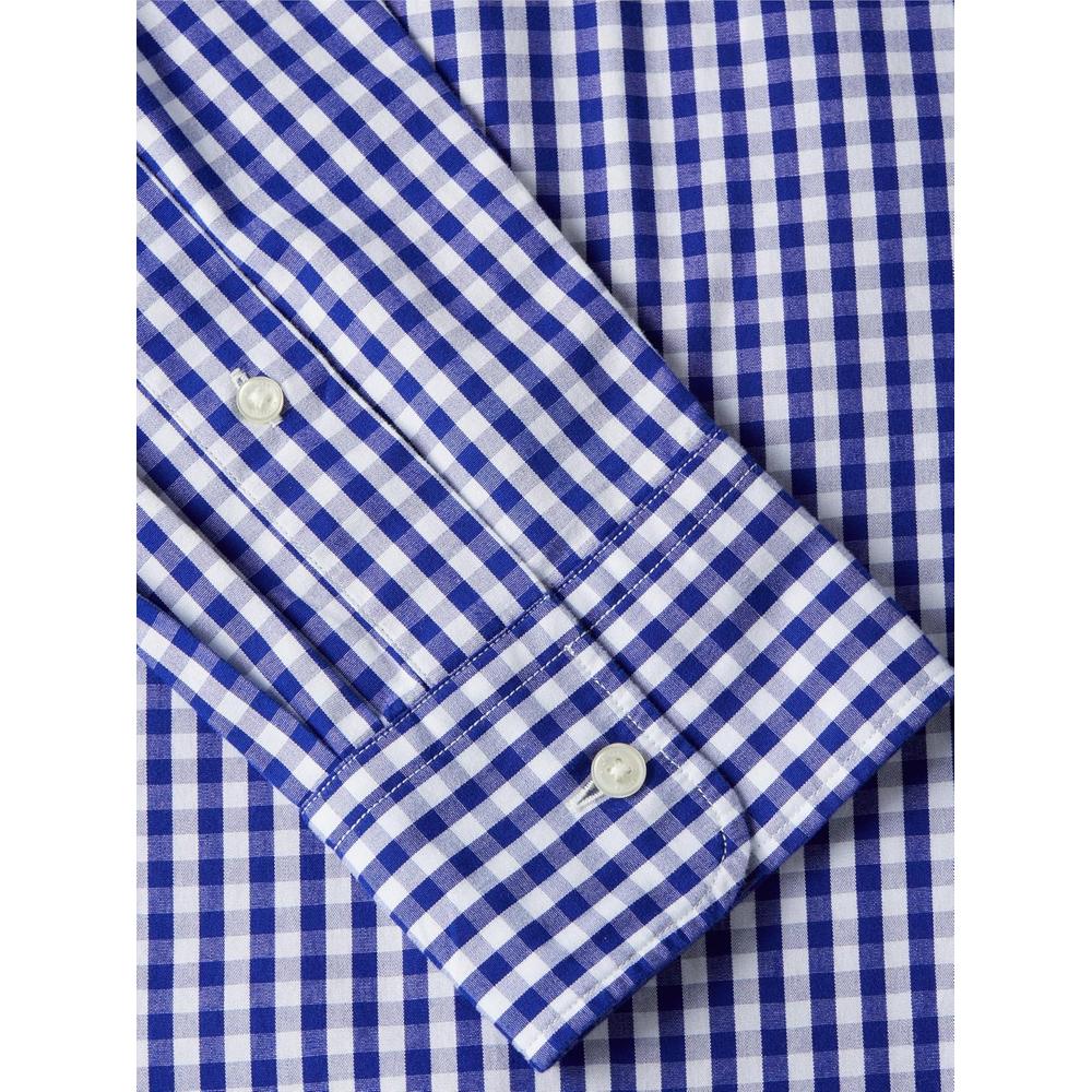 CAMISA PARA HOMBRE TOMMY HILFIGER REGULAR FIT MANGA LARGA AZUL WEDGE - 5