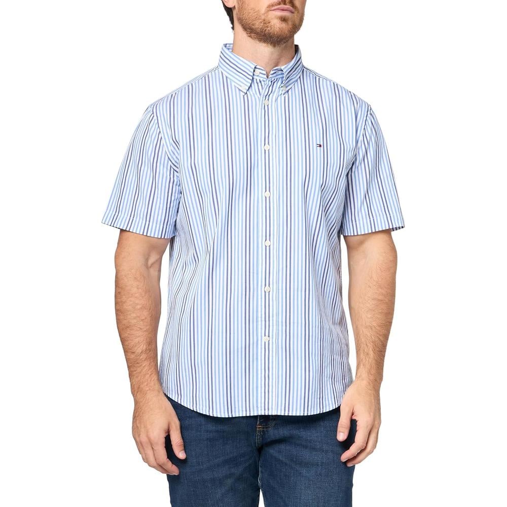 CAMISA PARA HOMBRE TOMMY HILFIGER REGULAR FIT MANGA CORTA MULTICOLOR - 1