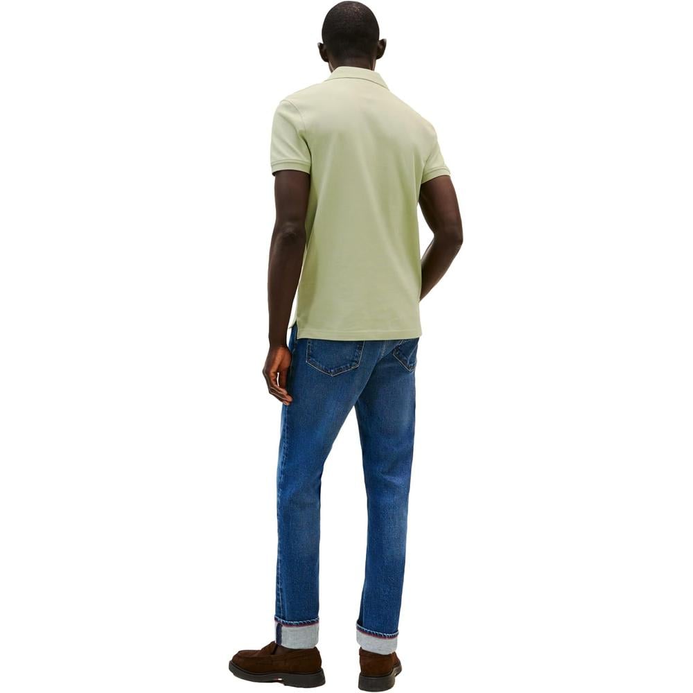 POLO PARA HOMBRE TOMMY HILFIGER 1985 SLIM FIT MANGA CORTA VERDE SALVIA - 4