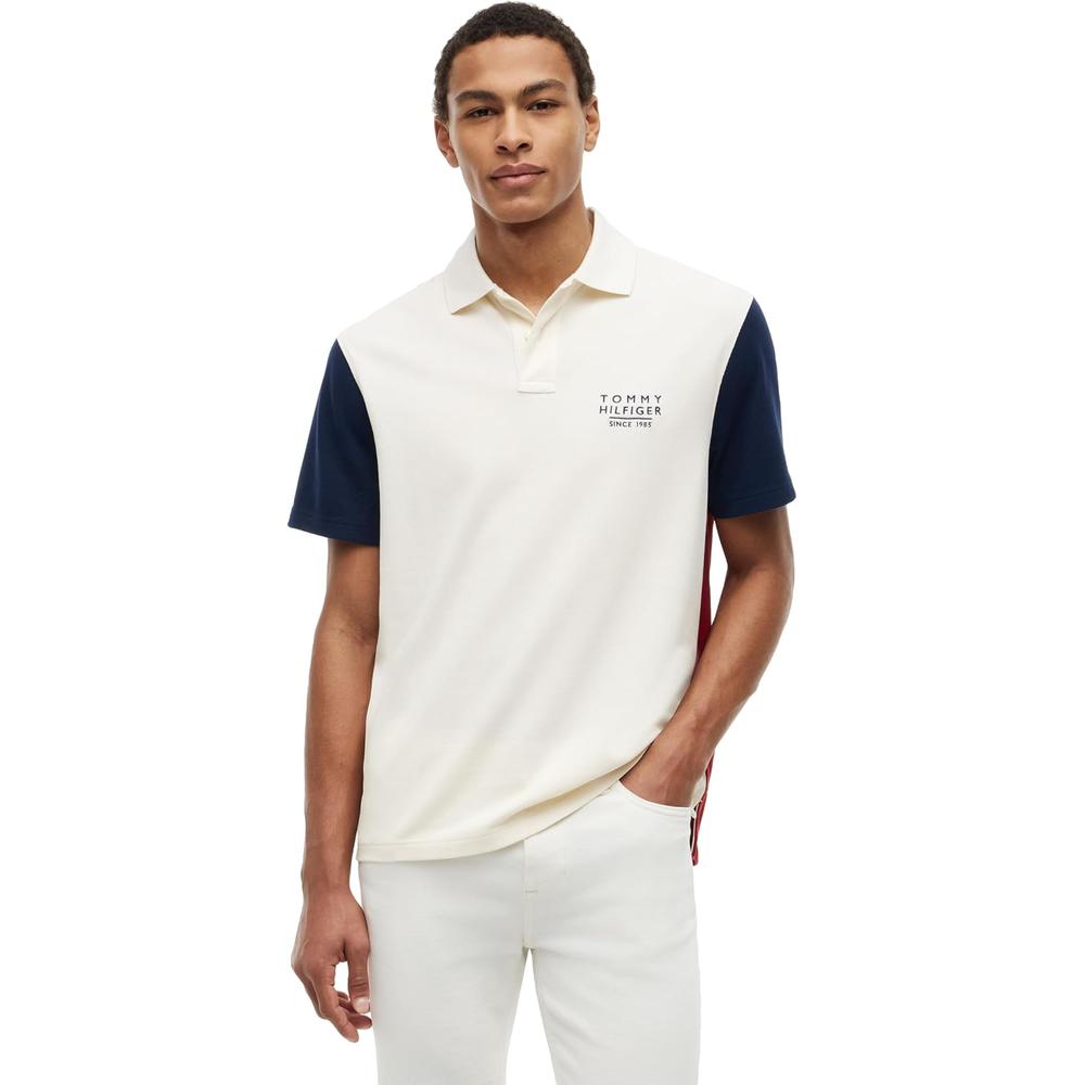 POLO PARA HOMBRE TOMMY HILFIGER 1985 REGULAR FIT MANGA CORTA MULTICOLOR - 1