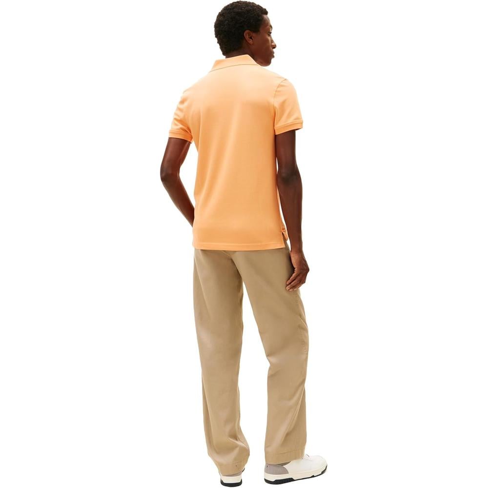 POLO PARA HOMBRE TOMMY HILFIGER 1985 SLIM FIT MANGA CORTA NARANJA FRUTAL - 4