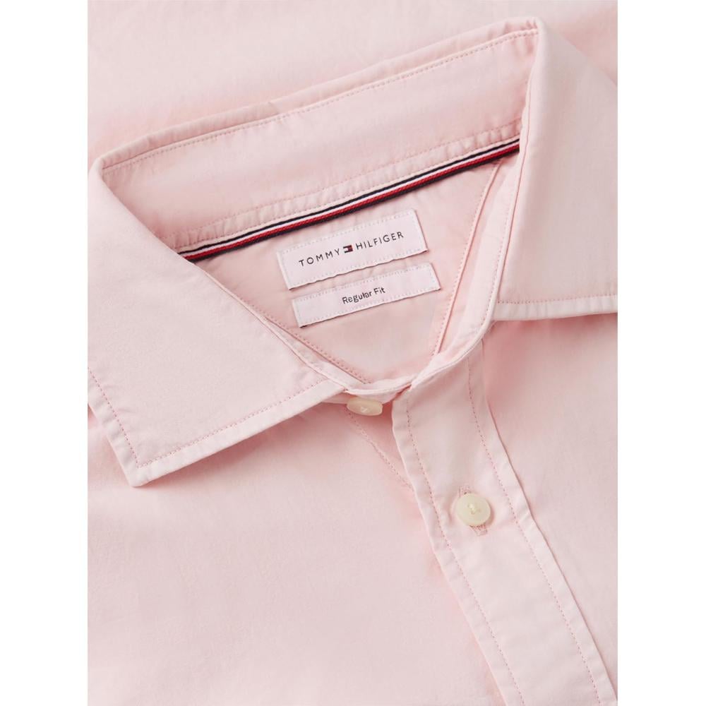 CAMISA PARA HOMBRE TOMMY HILFIGER REGULAR FIT MANGA LARGA ROSA LILA - 5