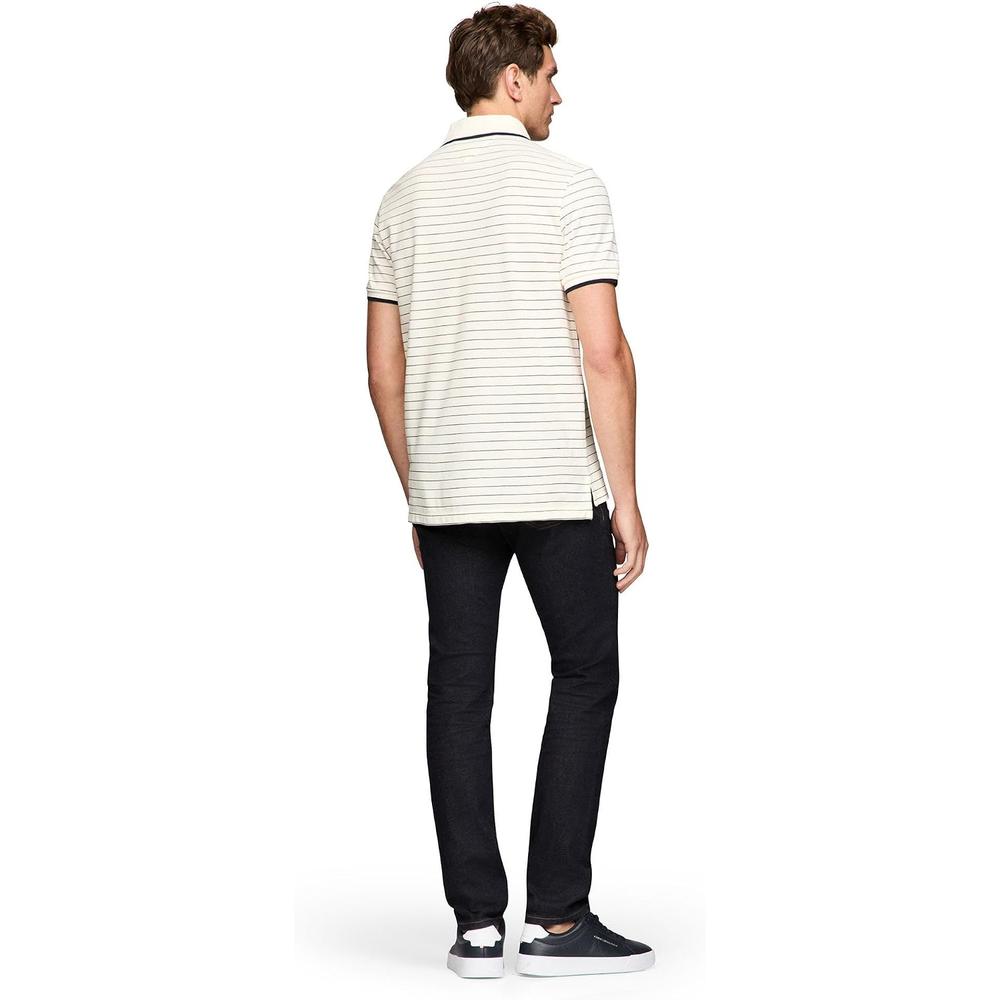 POLO PARA HOMBRE TOMMY HILFIGER REGULAR FIT MANGA CORTA MULTICOLOR - 4