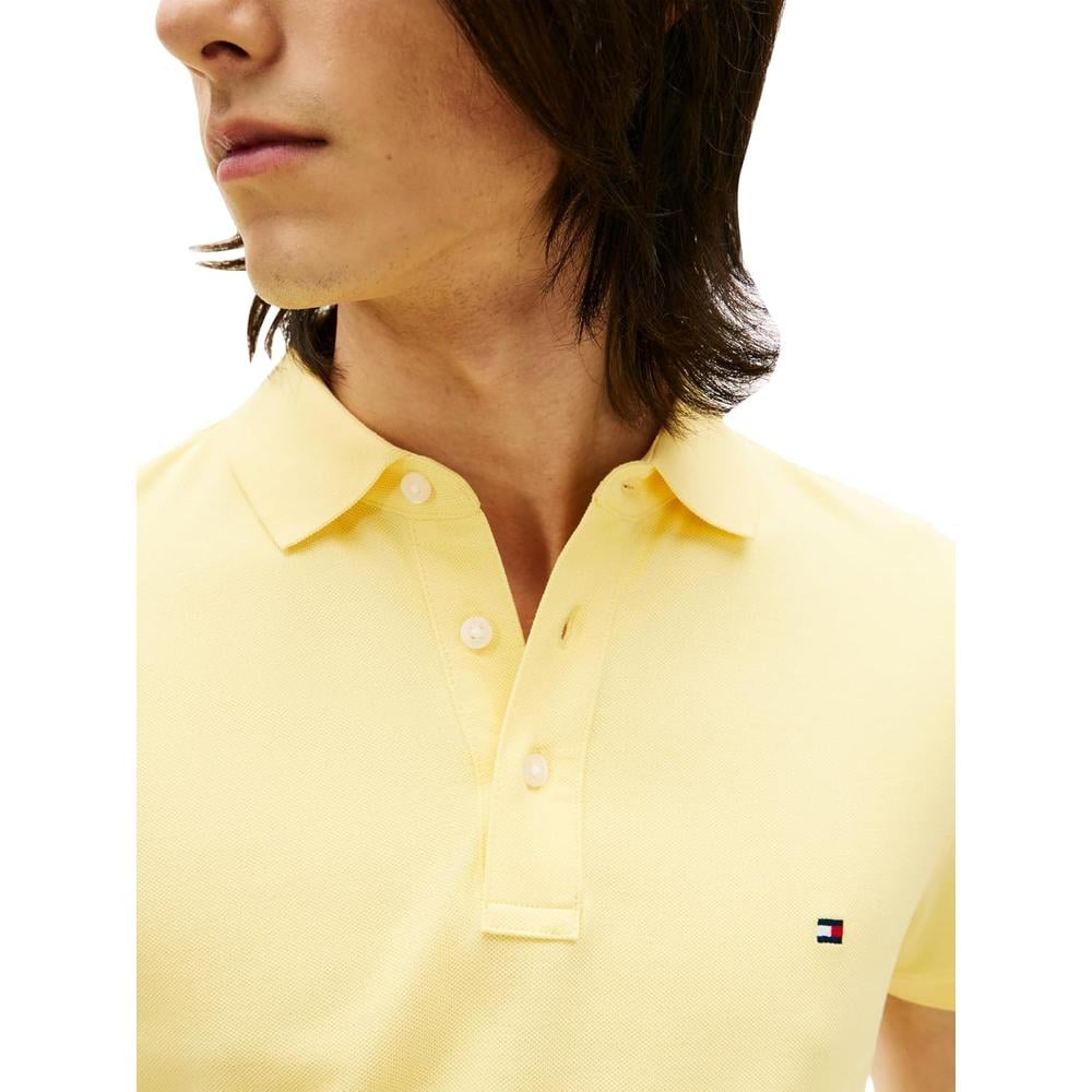 POLO PARA HOMBRE TOMMY HILFIGER 1985 SLIM FIT MANGA CORTA AMARILLO VERDOSO - 2