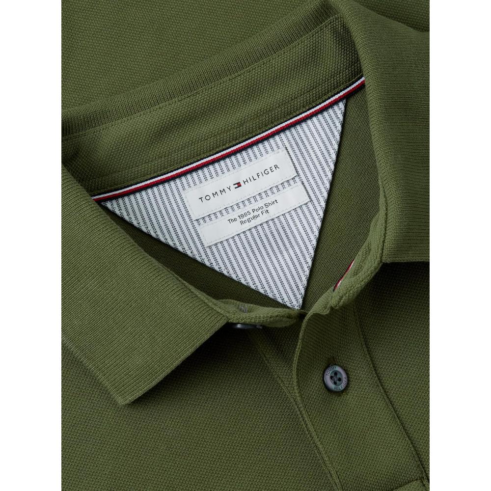 POLO PARA HOMBRE TOMMY HILFIGER CLASSIC FIT MANGA CORTA VERDE CAZADOR - 5