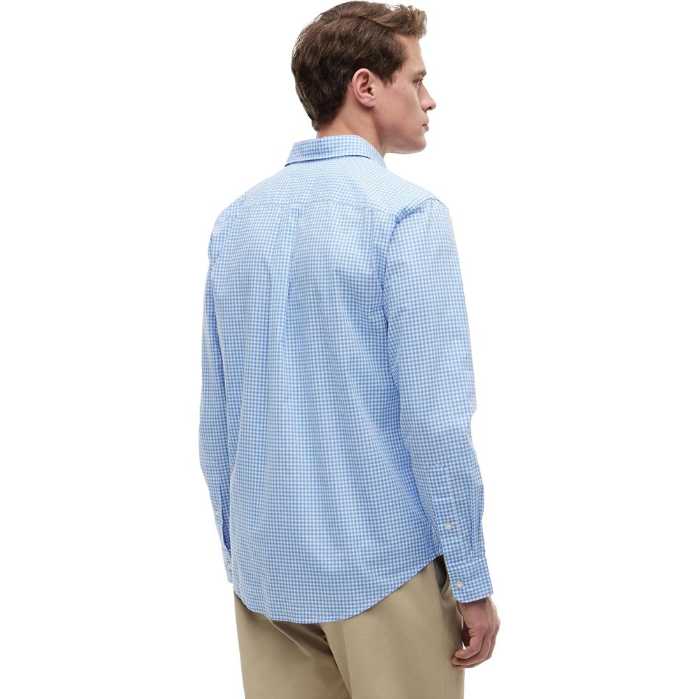 CAMISA PARA HOMBRE TOMMY HILFIGER REGULAR FIT MANGA LARGA AZUL SPELL - 4