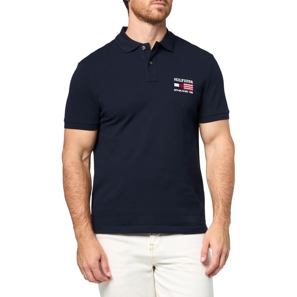 POLO PARA HOMBRE TOMMY HILFIGER 1985 REGULAR FIT MANGA CORTA MULTICOLOR - 1