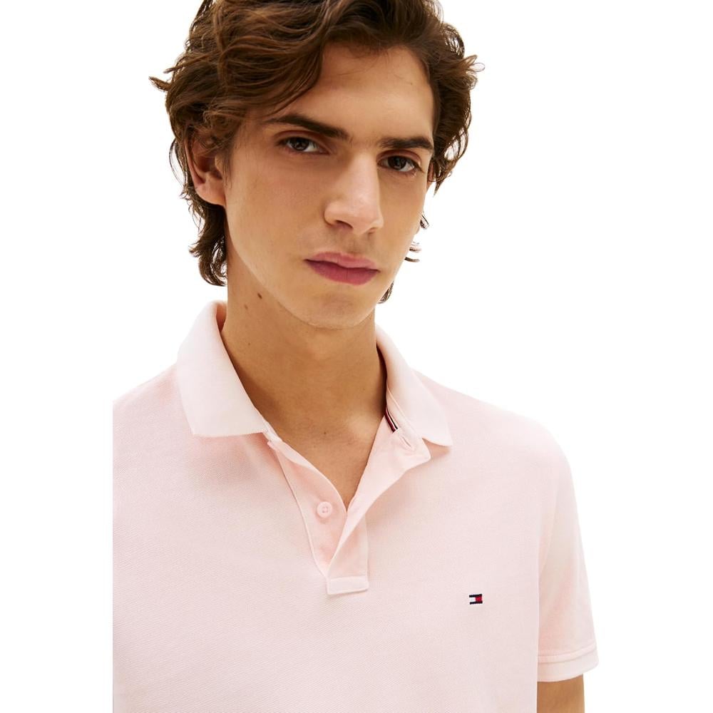 POLO PARA HOMBRE TOMMY HILFIGER REGULAR FIT MANGA CORTA ROSA LILA - 2