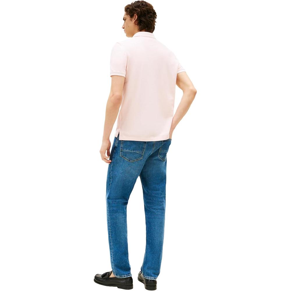 POLO PARA HOMBRE TOMMY HILFIGER REGULAR FIT MANGA CORTA ROSA LILA - 5