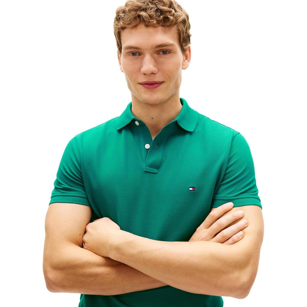POLO PARA HOMBRE TOMMY HILFIGER 1985 REGULAR FIT MANGA CORTA AZUL OCÉANO - 2