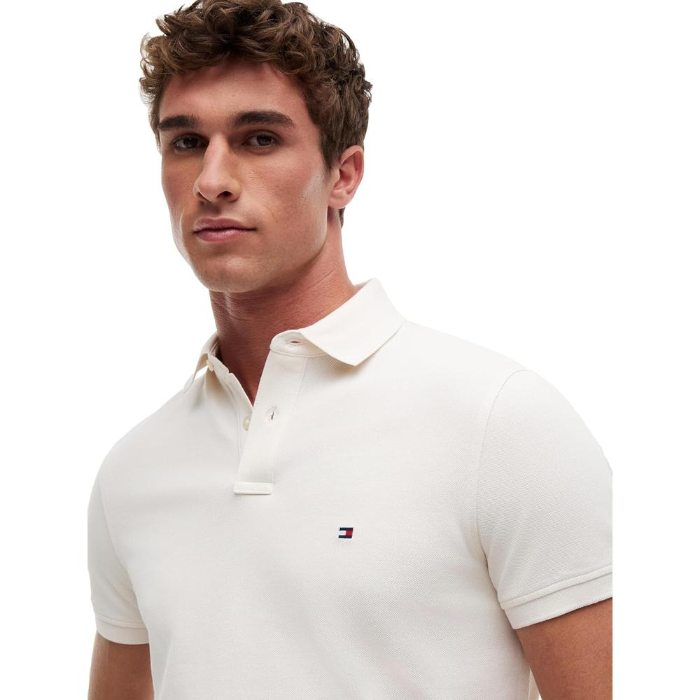 POLO PARA HOMBRE TOMMY HILFIGER 1985 REGULAR FIT MANGA CORTA MARFIL - 2