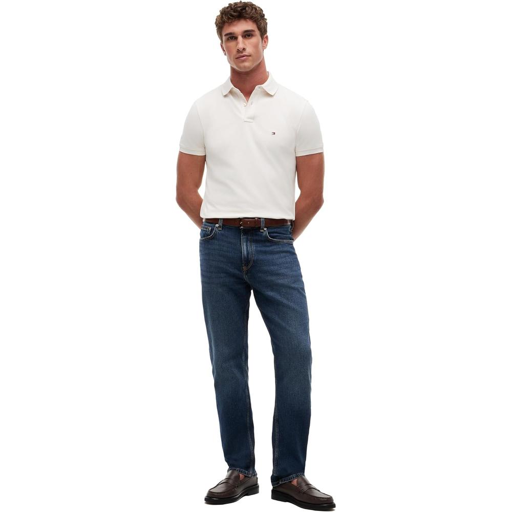POLO PARA HOMBRE TOMMY HILFIGER 1985 REGULAR FIT MANGA CORTA MARFIL - 3