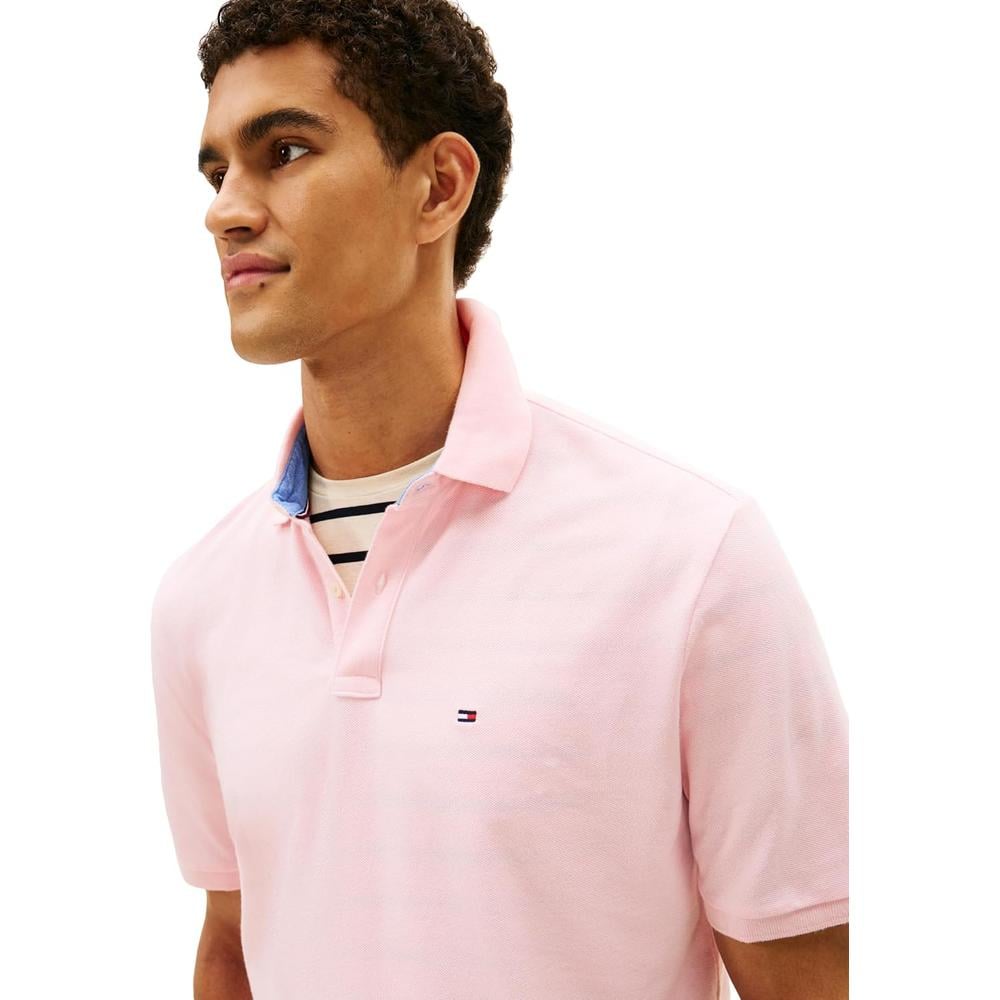 POLO PARA HOMBRE TOMMY HILFIGER CLASSIC FIT MANGA CORTA ROSA - 2
