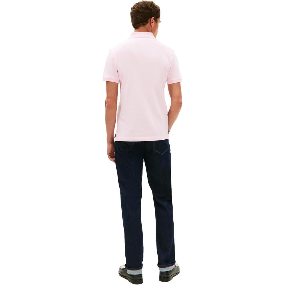 POLO PARA HOMBRE TOMMY HILFIGER 1985 SLIM FIT MANGA CORTA ROSA LILA - 4
