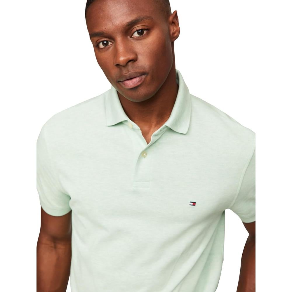 POLO PARA HOMBRE TOMMY HILFIGER CLASSIC FIT MANGA CORTA MENTA JASPEADO - 2
