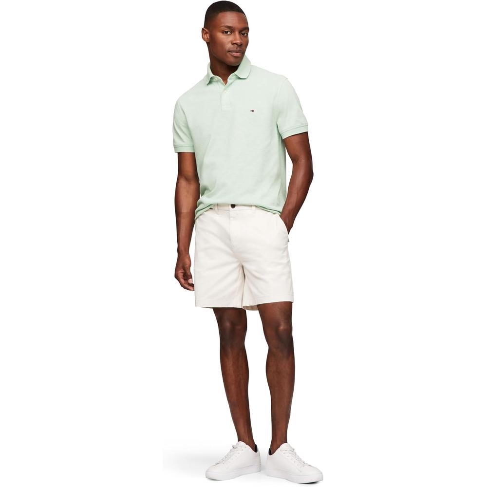 POLO PARA HOMBRE TOMMY HILFIGER CLASSIC FIT MANGA CORTA MENTA JASPEADO - 3