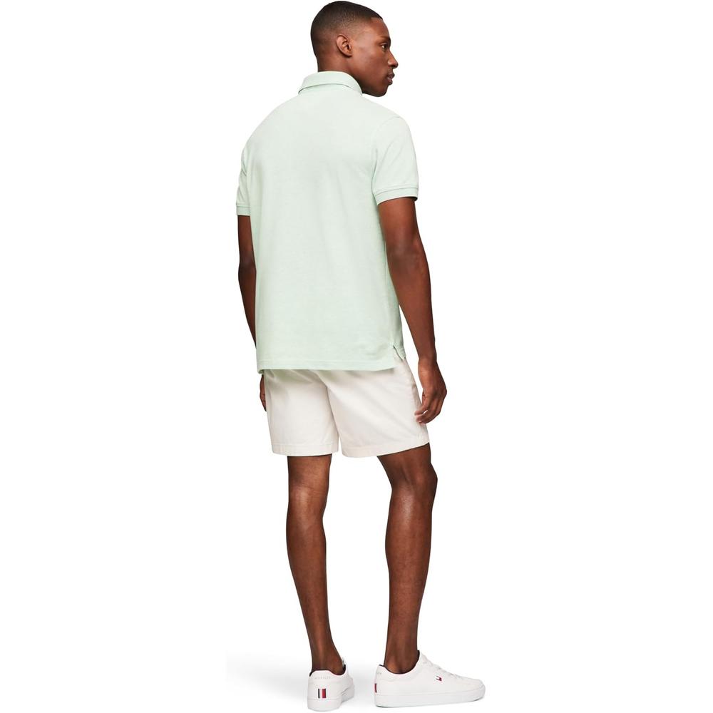 POLO PARA HOMBRE TOMMY HILFIGER CLASSIC FIT MANGA CORTA MENTA JASPEADO - 4