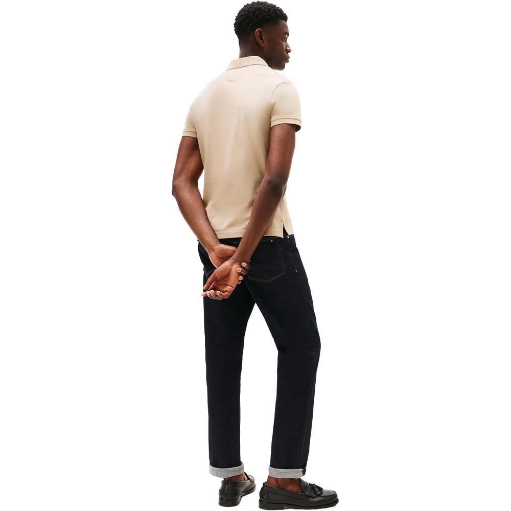 POLO PARA HOMBRE TOMMY HILFIGER 1985 SLIM FIT MANGA CORTA MARRÓN SÁNDALO - 5