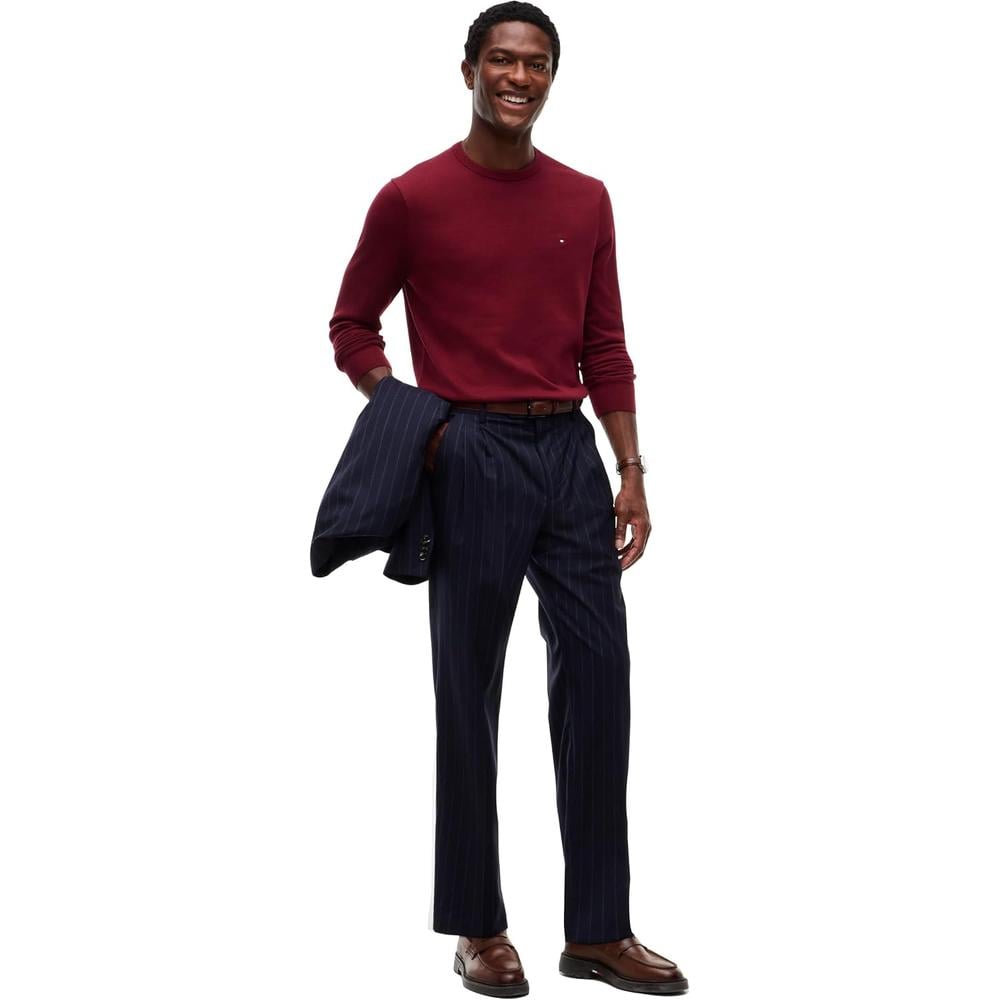 POLERA PARA HOMBRE TOMMY HILFIGER ESSENTIAL REGULAR FIT VINO - 2